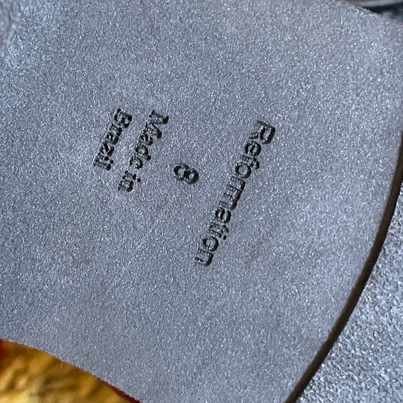 REFORMATION MULE SHOE - size 8 - Picture 3 of 3